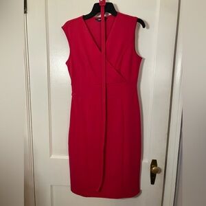 Allegra K Sleeveless Red Midi Dress